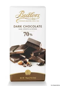 Butlers 70% Dark Velvet Chocolate Bar