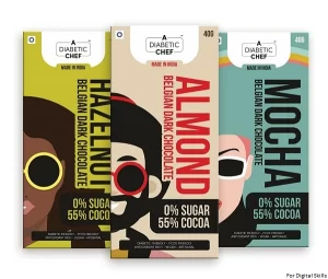 Belgian Sugar-Free Dark Chocolates (40g)